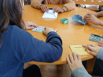 Origamis na Biblioteca Escolar