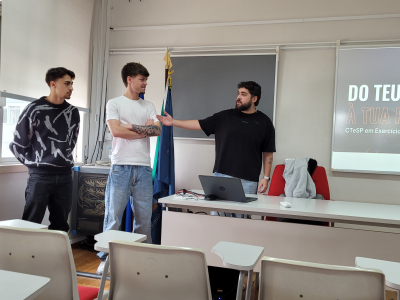 Alunos do IPMAIA na ESAOF