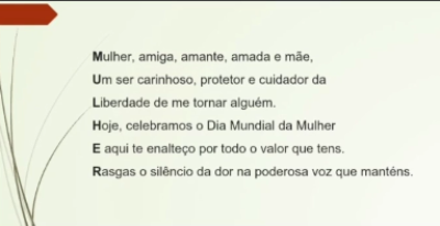 Dia da mulher