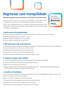 Projeto “Escola que sabe Bem Estar”
